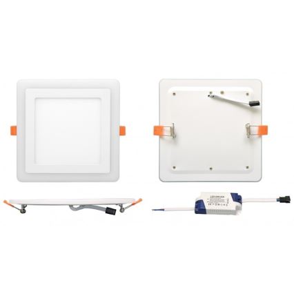 LED Suspended ceiling light  DUO LED/6W/230V + LED/3W