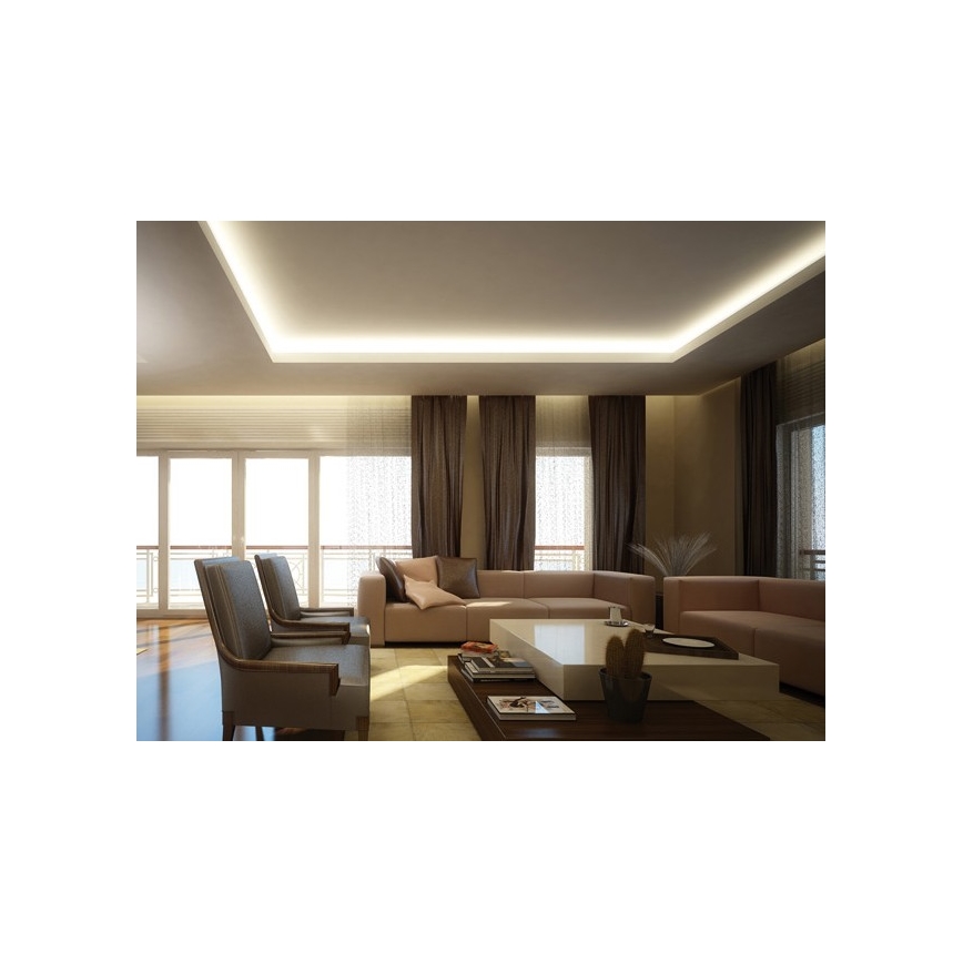 LED RGB strip 5 m LED/72W/230V + remote control