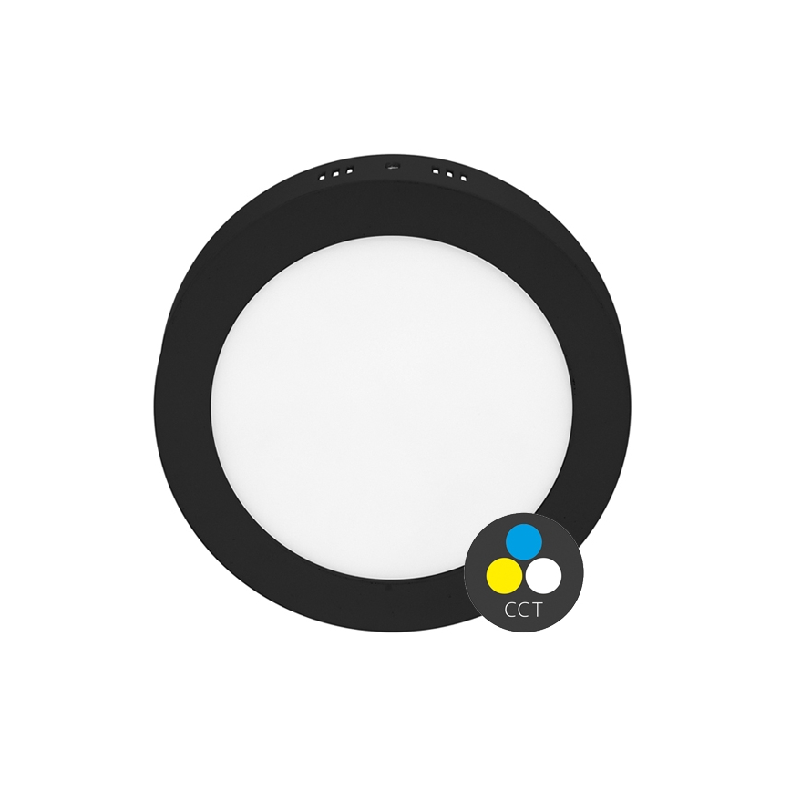 LED Ceiling light LADA LED/12W/230V 3000/4000/6000K d. 17 cm black