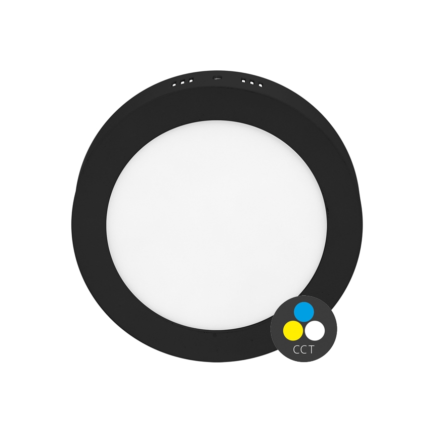LED Ceiling light LADA LED/18W/230V 3000/4000/6000K d. 22 cm black