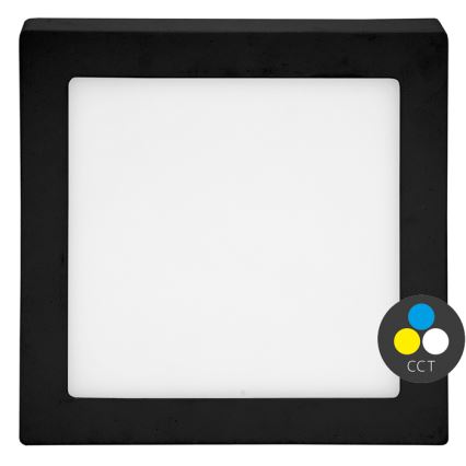 LED Ceiling light RAFA LED/25W/230V 3000/4000/6000K 30x30 cm black
