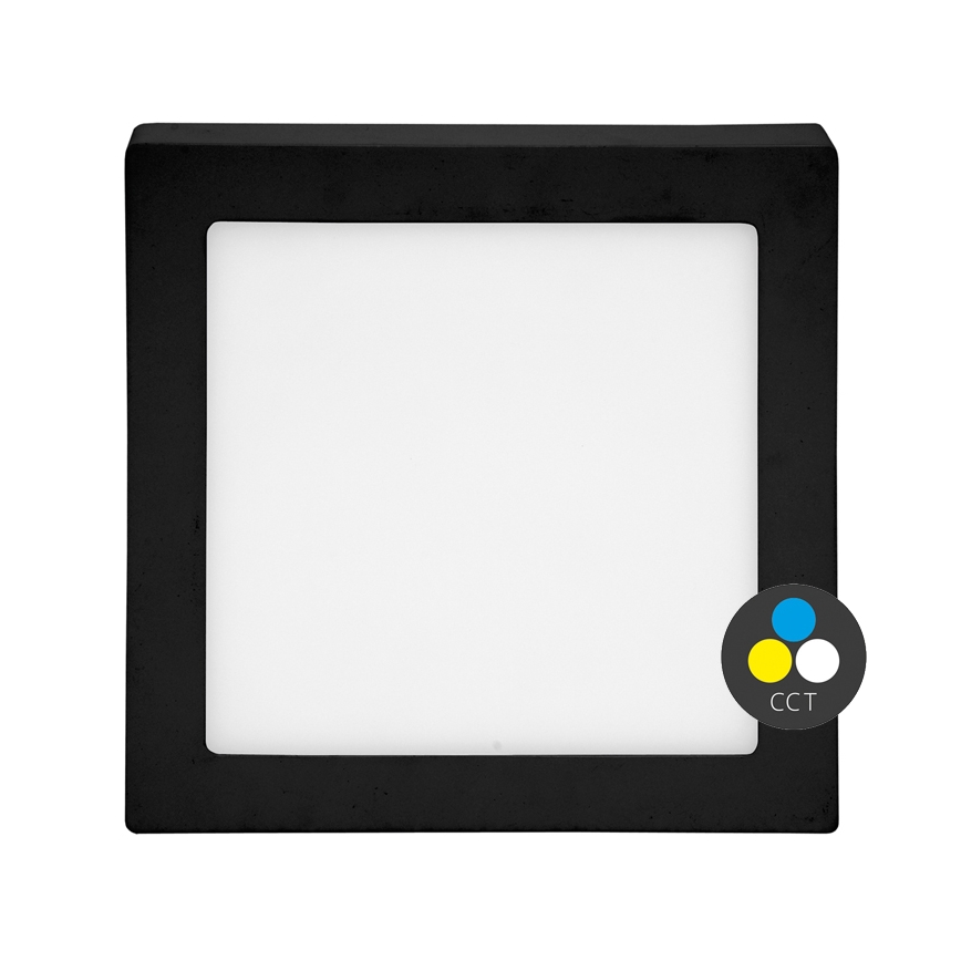 LED Ceiling light RAFA LED/25W/230V 3000/4000/6000K 30x30 cm black