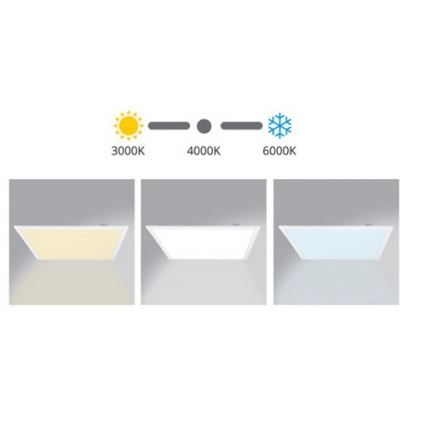 LED Dimmable recessed panel ZEUS LED/40W/230V 3000-6000K + remote control