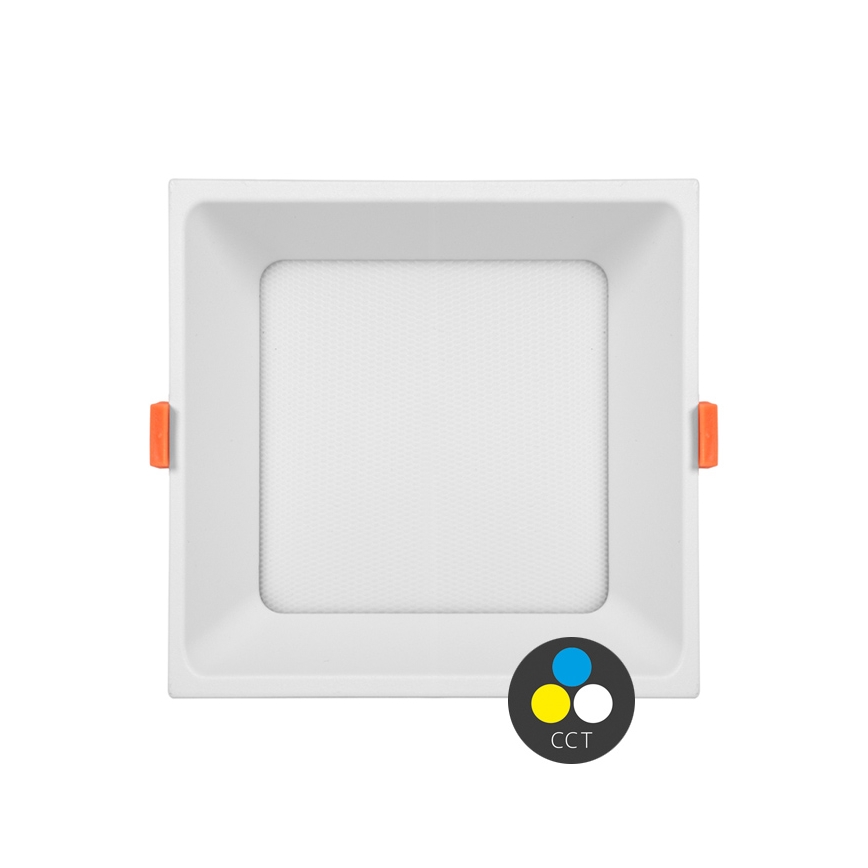 LED Bathroom recessed light TONY LED/24W/230V 3000/4000/6500K 17x17 cm IP44 white