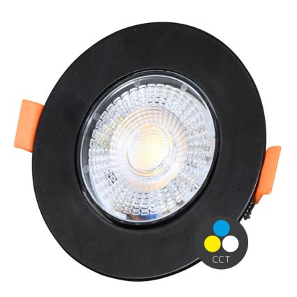LED Dimmable recessed light ZITA LED/3/5/7W/230V 3000/4000/6000K d. 9 cm black