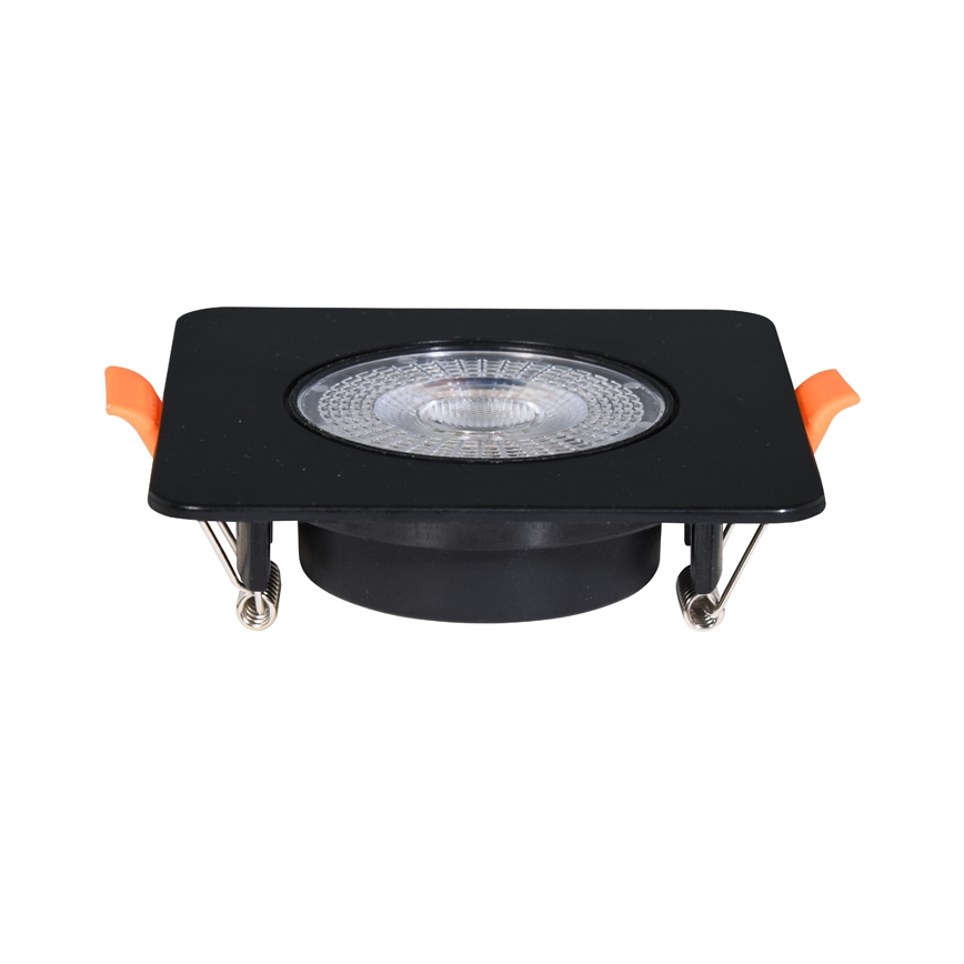 LED Dimmable recessed light KENT LED/3/5/7W/230V3000/4000/6000K 9x9 cm black