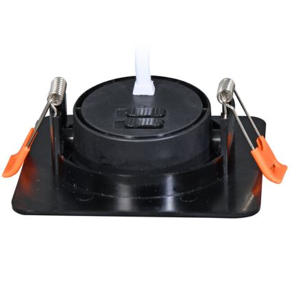LED Dimmable recessed light KENT LED/3/5/7W/230V3000/4000/6000K 9x9 cm black