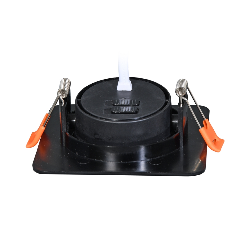 LED Dimmable recessed light KENT LED/3/5/7W/230V3000/4000/6000K 9x9 cm black