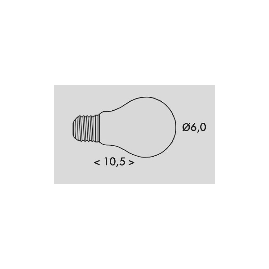 LED Bulb RETRO A60 E27/5W/230V 3000K 1055lm