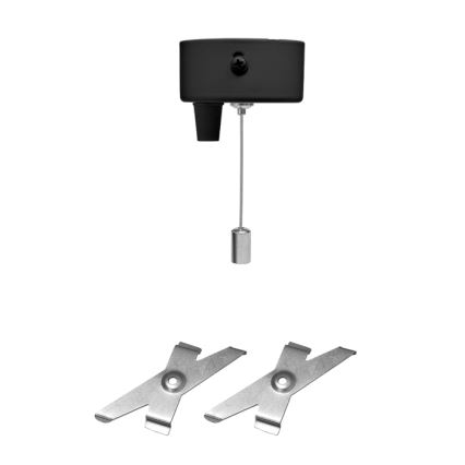 LED Ceiling light DONAR LED/28W/230V 4000K 120 cm black