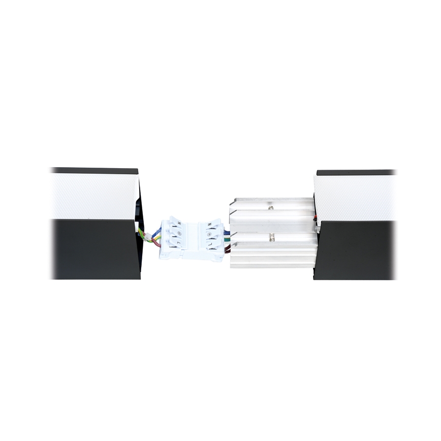 LED Ceiling light DONAR LED/28W/230V 4000K 120 cm black