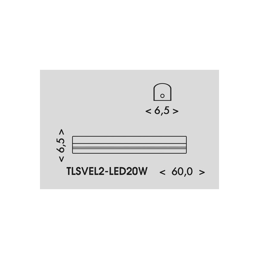 LED Fluorescent light VELO LED/11/15/20W/230V 3000/4000/6000K 60 cm white