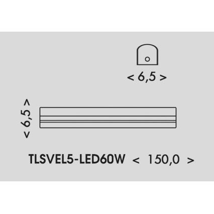 LED Fluorescent light VELO LED/36/48/60W/230V 3000/4000/6000K 150 cm white