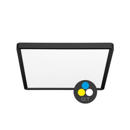 LED Ceiling light TERY LED/24W/230V 3000/4000/6000K 30x30 cm IP40 black