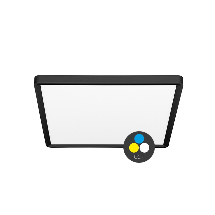 LED Ceiling light TERY LED/32W/230V 3000/4000/6000K 40x40 cm IP40 black