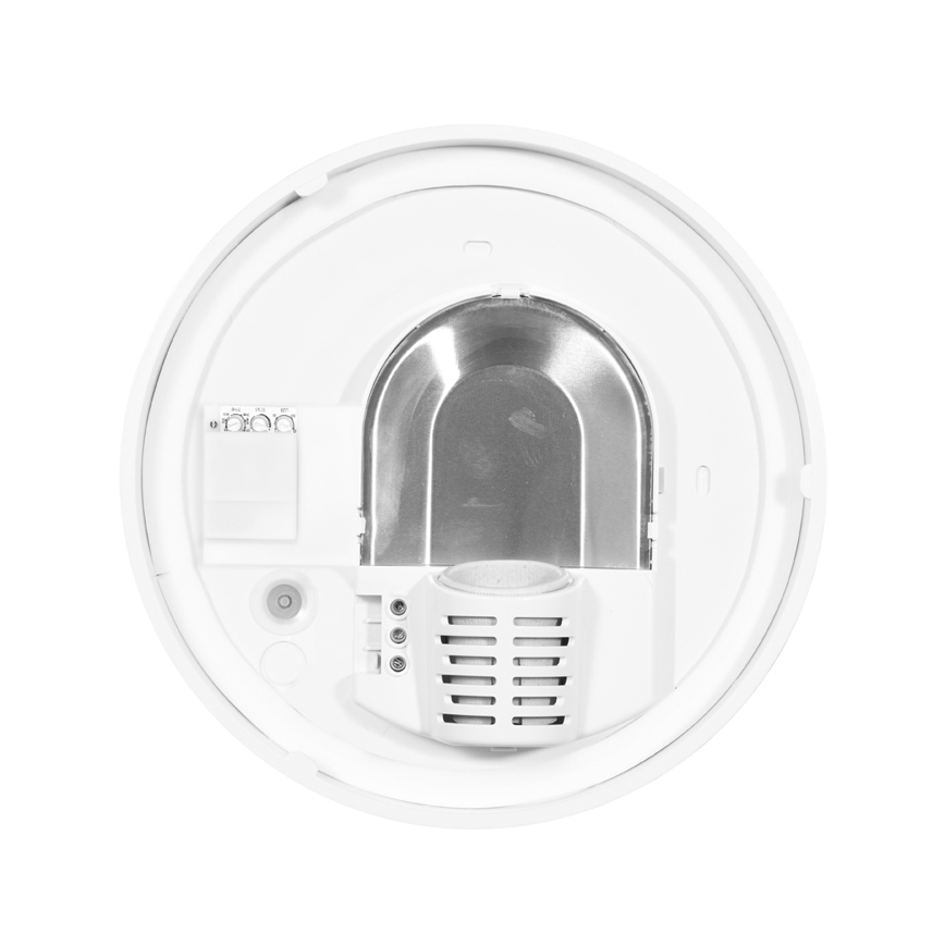 Outdoor ceiling light with sensor HECTOR 1xE27/60W/230V d. 25 cm IP44 opal white