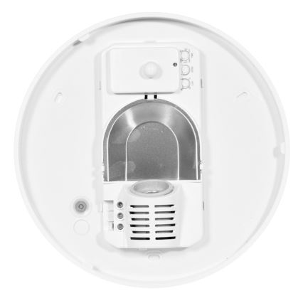 Outdoor ceiling light with sensor HECTOR 1xE27/60W/230V d. 30 cm IP44 opal white