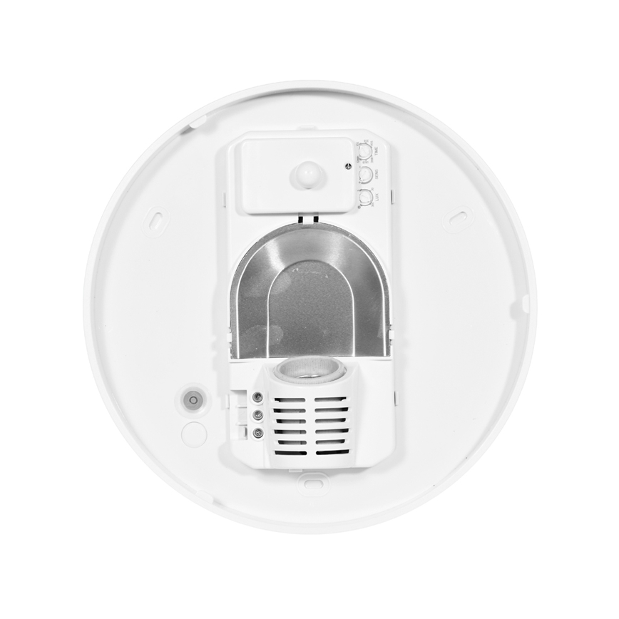 Outdoor ceiling light with sensor HECTOR 1xE27/60W/230V d. 30 cm IP44 opal white