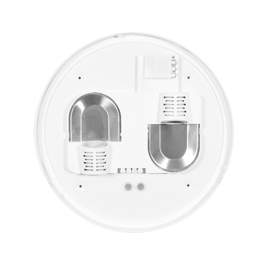 Outdoor ceiling light with sensor HECTOR 2xE27/60W/230V d. 40 cm IP44 opal white
