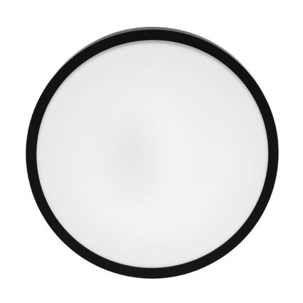 LED Bathroom ceiling light LIRA LED/12W/230V 4000K d. 25 cm IP44 black
