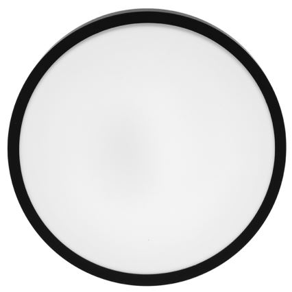 LED Bathroom ceiling light LIRA LED/18W/230V 4000K d. 29,5 cm IP44 black