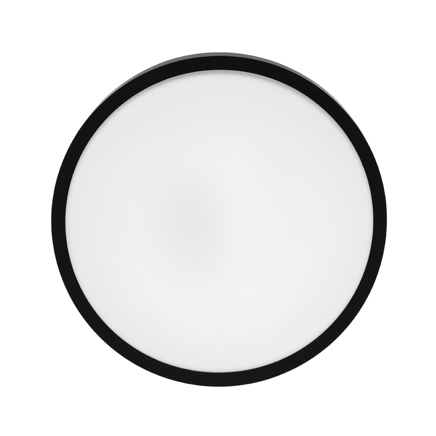 LED Bathroom ceiling light LIRA LED/18W/230V 4000K d. 29,5 cm IP44 black