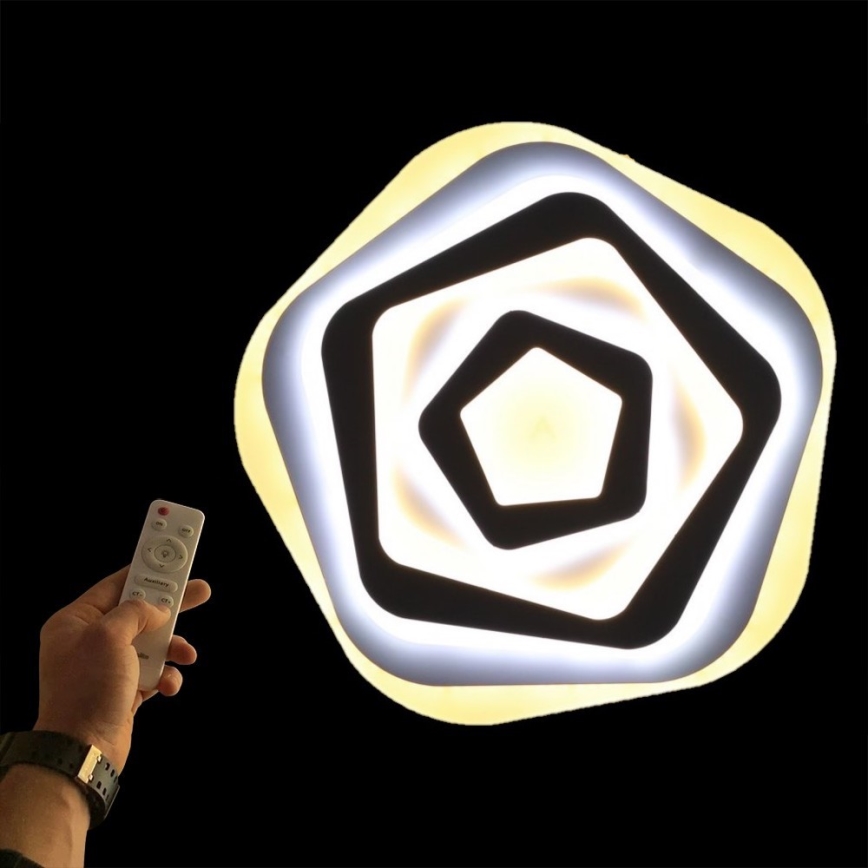 LED Dimmable ceiling light DRAGO LED/80W/230V 2700-6500K + remote control