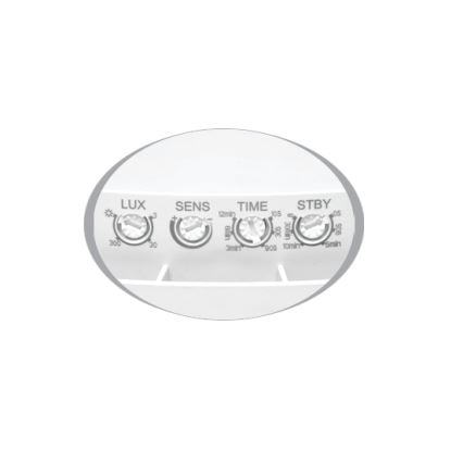 LED Outdoor ceiling light with a sensor MOVA LED/16W/230V IP54