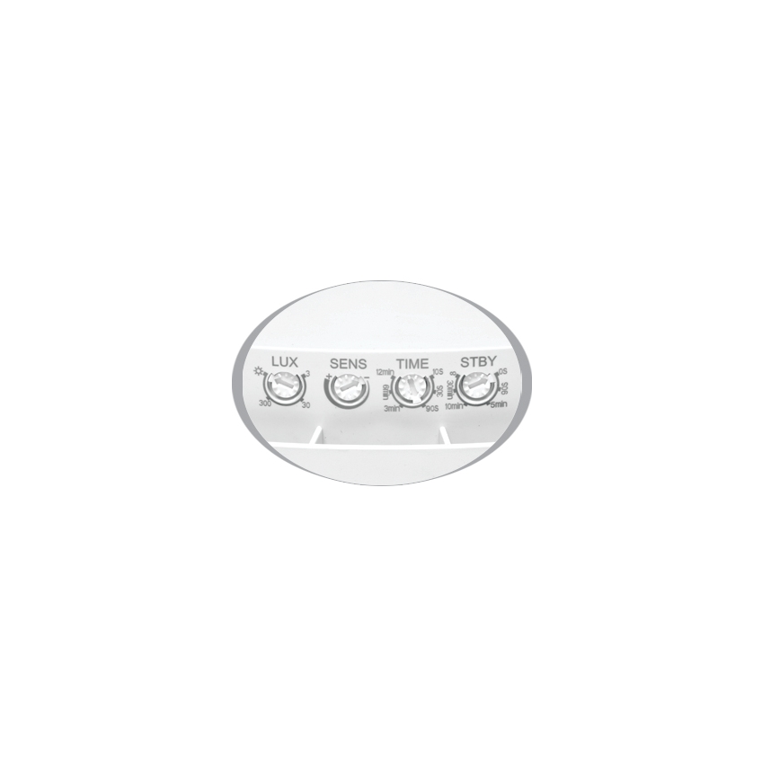 LED Outdoor ceiling light with a sensor MOVA LED/16W/230V IP54