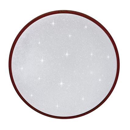 LED Dimmable ceiling light LENA LED/60W/230V 3000-6500K oak + remote control