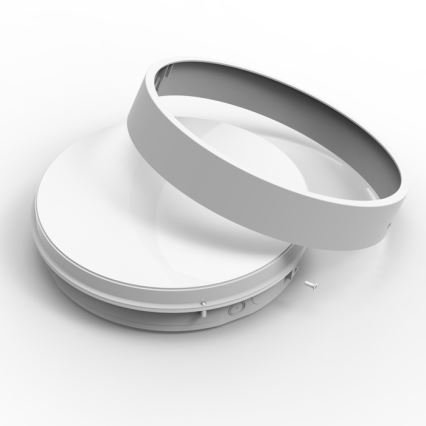 LED Outdoor ceiling light with sensor MARTIN LED/15W/230V 3000/4000K d. 30 cm IP65 white