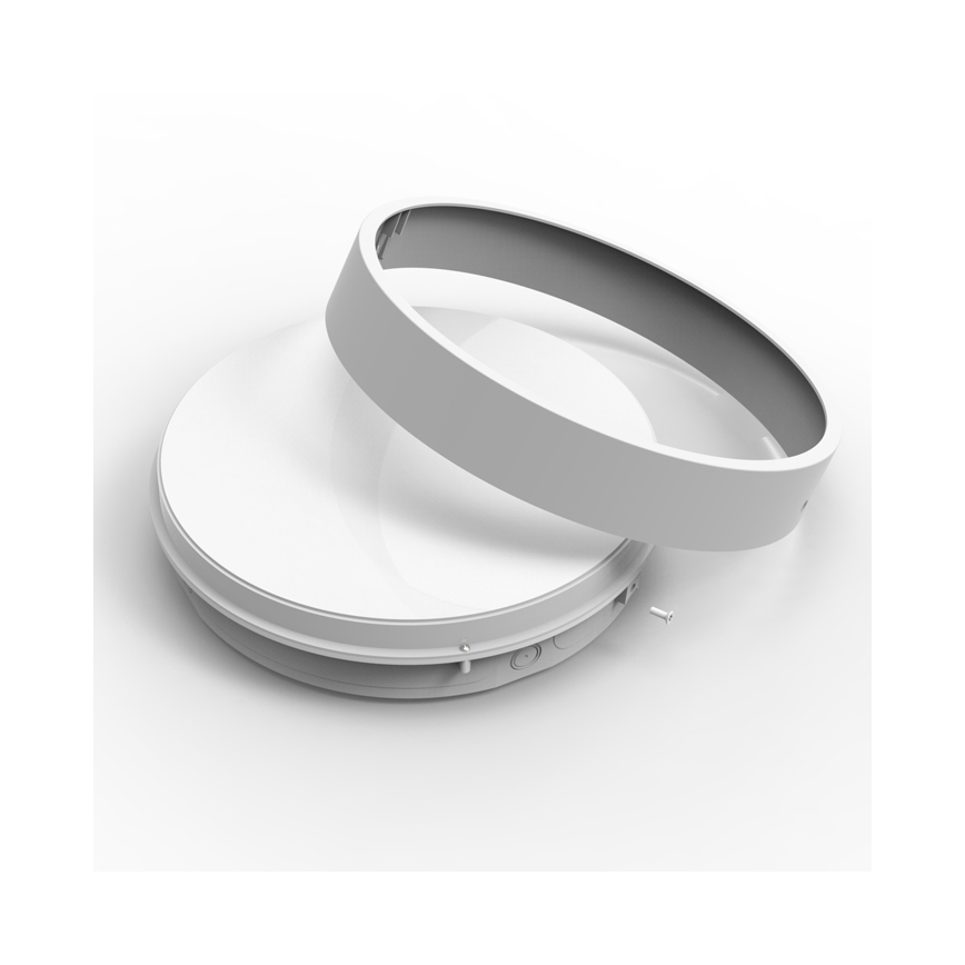 LED Outdoor ceiling light with sensor MARTIN LED/15W/230V 3000/4000K d. 30 cm IP65 white