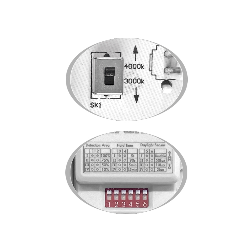 LED Outdoor ceiling light with sensor MARTIN LED/15W/230V 3000/4000K d. 30 cm IP65 white