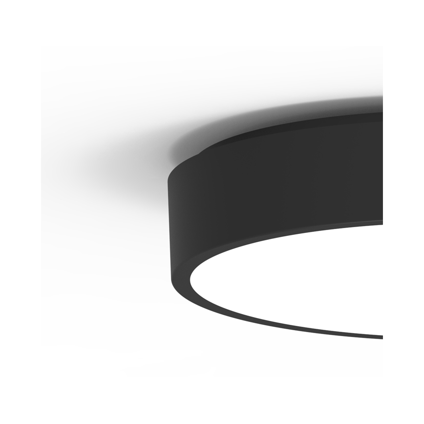 LED Outdoor ceiling light with sensor MARTIN LED/15W/230V 3000/4000K d. 30 cm IP65 black