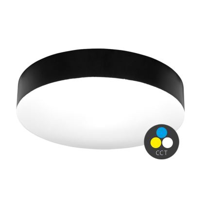 LED Bathroom ceiling light MAKARON LED/36W/230V 3000/4000/6000K d. 40 cm IP44 black