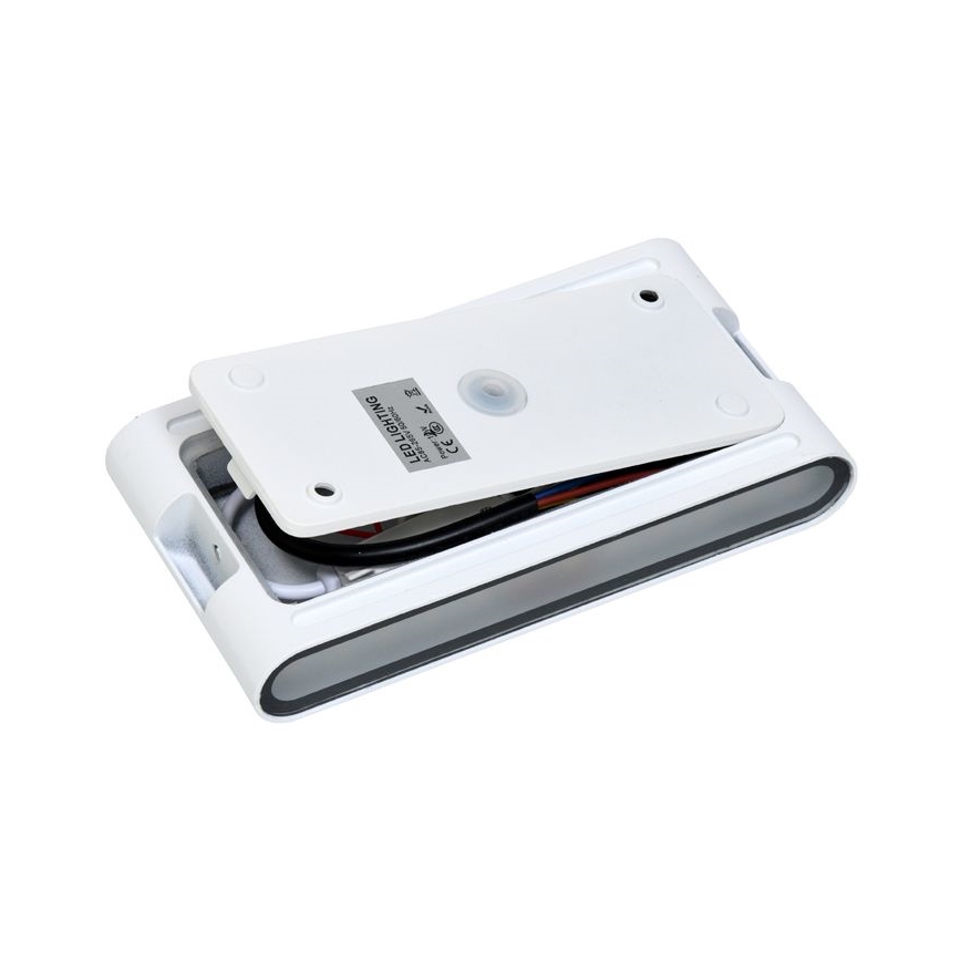 LED Outdoor wall light BRICK 2xLED/6W/230V 3000/4000/6500K IP65 white