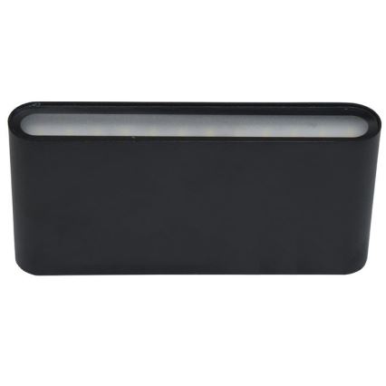 LED Outdoor wall light BRICK 2xLED/6W/230V 3000/4000/6500K IP65 black