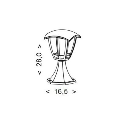 LED Outdoor lamp VERONA LED/8W/230V IP44