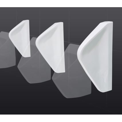 EcoStep 33001 - Urinal partition 57,5x36 cm ceramic/white