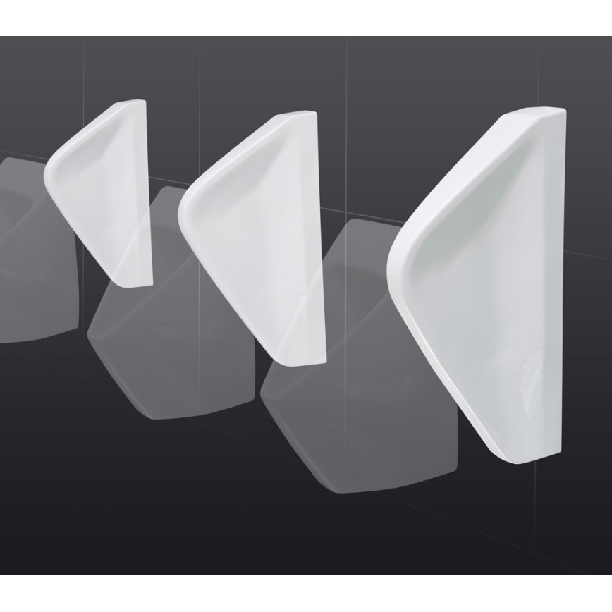 EcoStep 33001 - Urinal partition 57,5x36 cm ceramic/white