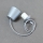 EDI Power Cable 1x E27/60W/230V, 90 cm, Silver