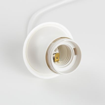 EDI power cable for 1x E27, 60W/230V, 90 cm, white
