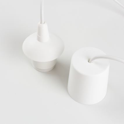 EDI power cable for 1x E27, 60W/230V, 90 cm, white