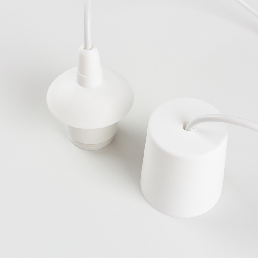EDI power cable for 1x E27, 60W/230V, 90 cm, white