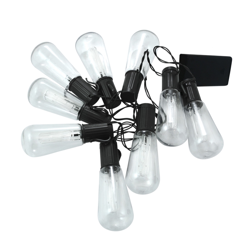 EDISON LED Decorative String Lights 2.65 m, 10 LEDs / 2×AA