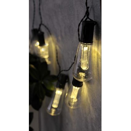 EDISON LED Decorative String Lights 2.65 m, 10 LEDs / 2×AA