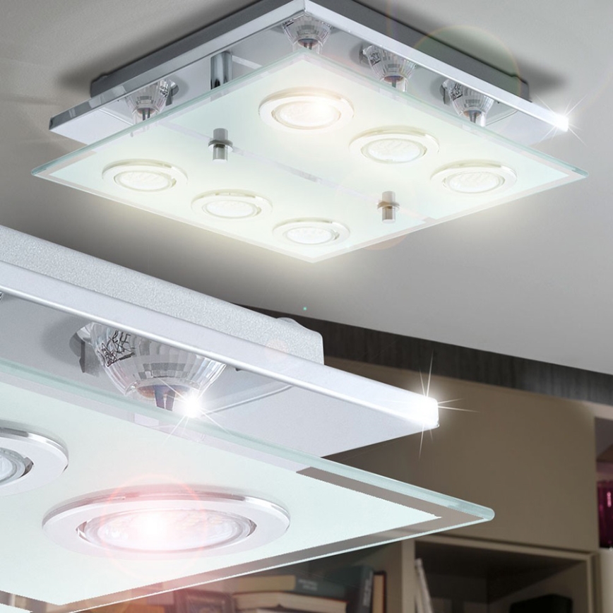 EGLO 13551 - LED ceiling light CABO 6xGU10/3W/230V