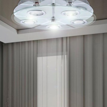 EGLO 13552 - LED ceiling light CABO 5xGU10/3W/230V