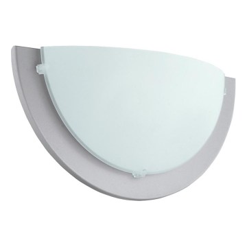 Eglo 181327 - ICEBERG Wall Light 1xE27/60W/230V Silver