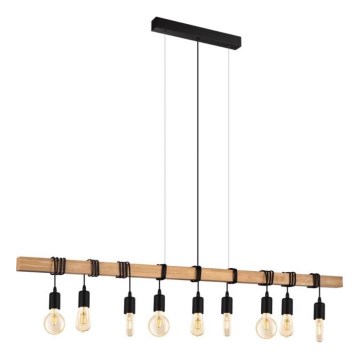 Eglo 182429 - TOWNSHEND Cable-Suspended Chandelier 9xE27/60W/230V